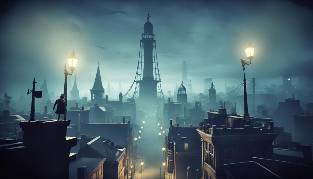 The Thin Man and The City in Little Nightmares 2